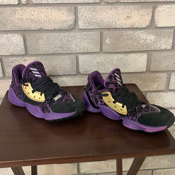 adidas Harden Vol. 4 ""Star Wars""  Basketball Black/Action Purple 7” men size 7 - Picture 5 of 9